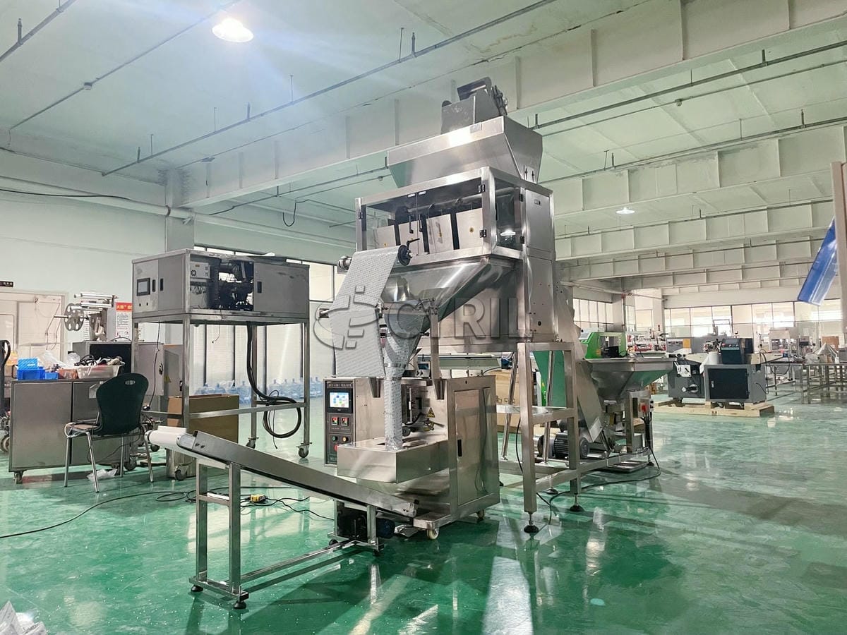 Envasesadora  de gránulos Máquina automatica Modelo 420 Pesadora de cuatro cabezas